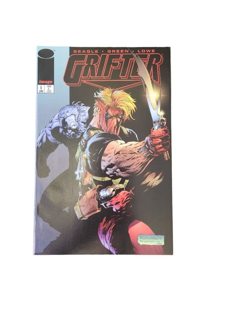 Image Grifter #5 1995 Comic Book Collector Bagged Boarded